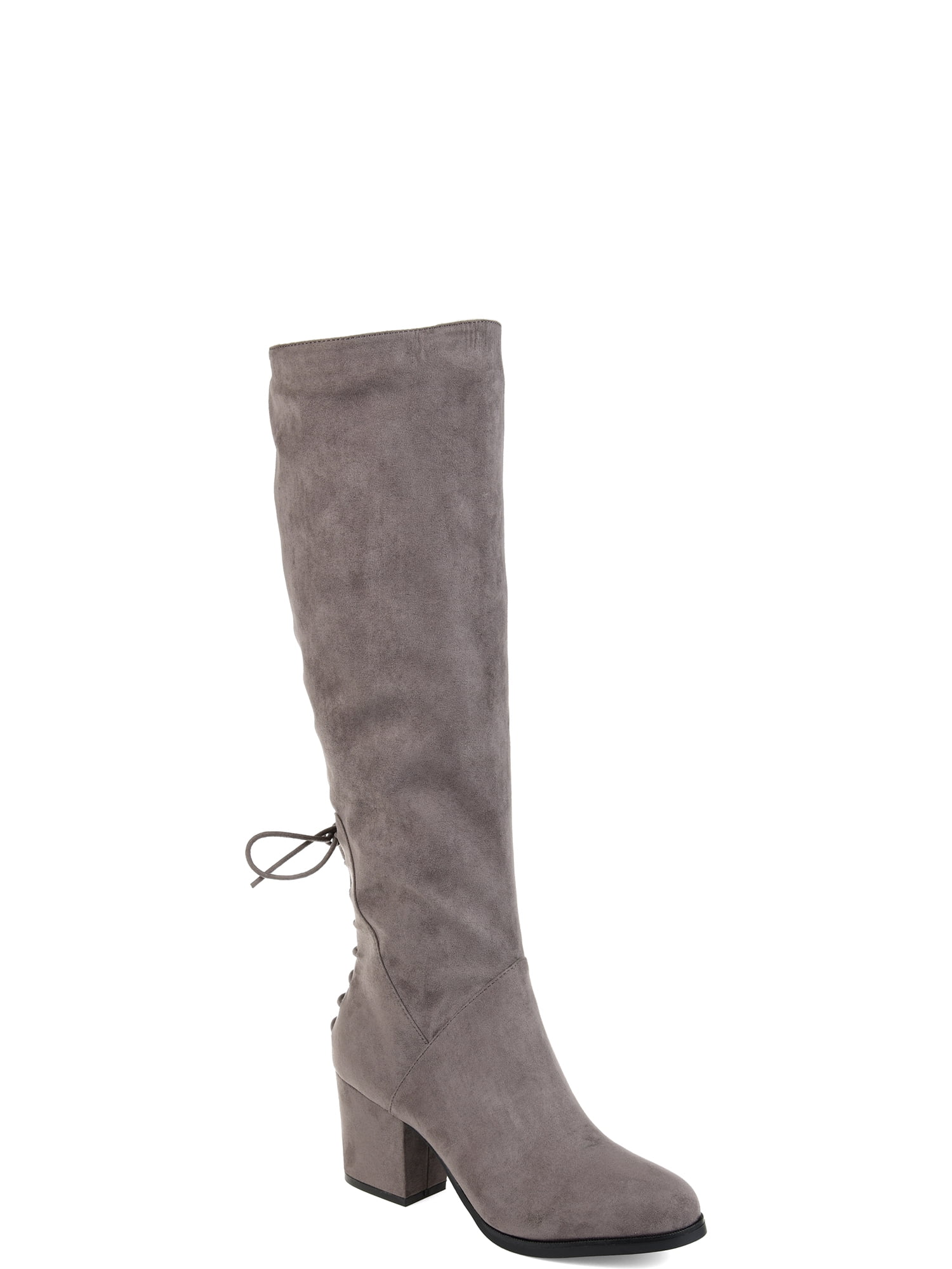 Brinley Co. - Womens Extra Wide Calf Knee-high Heeled Boot - Walmart.com