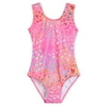 thumbnail image 1 of Gymnatisic Leotard Girls Size 10-12 Years Old Pink Sparkle Practice Bodysuit, 1 of 7