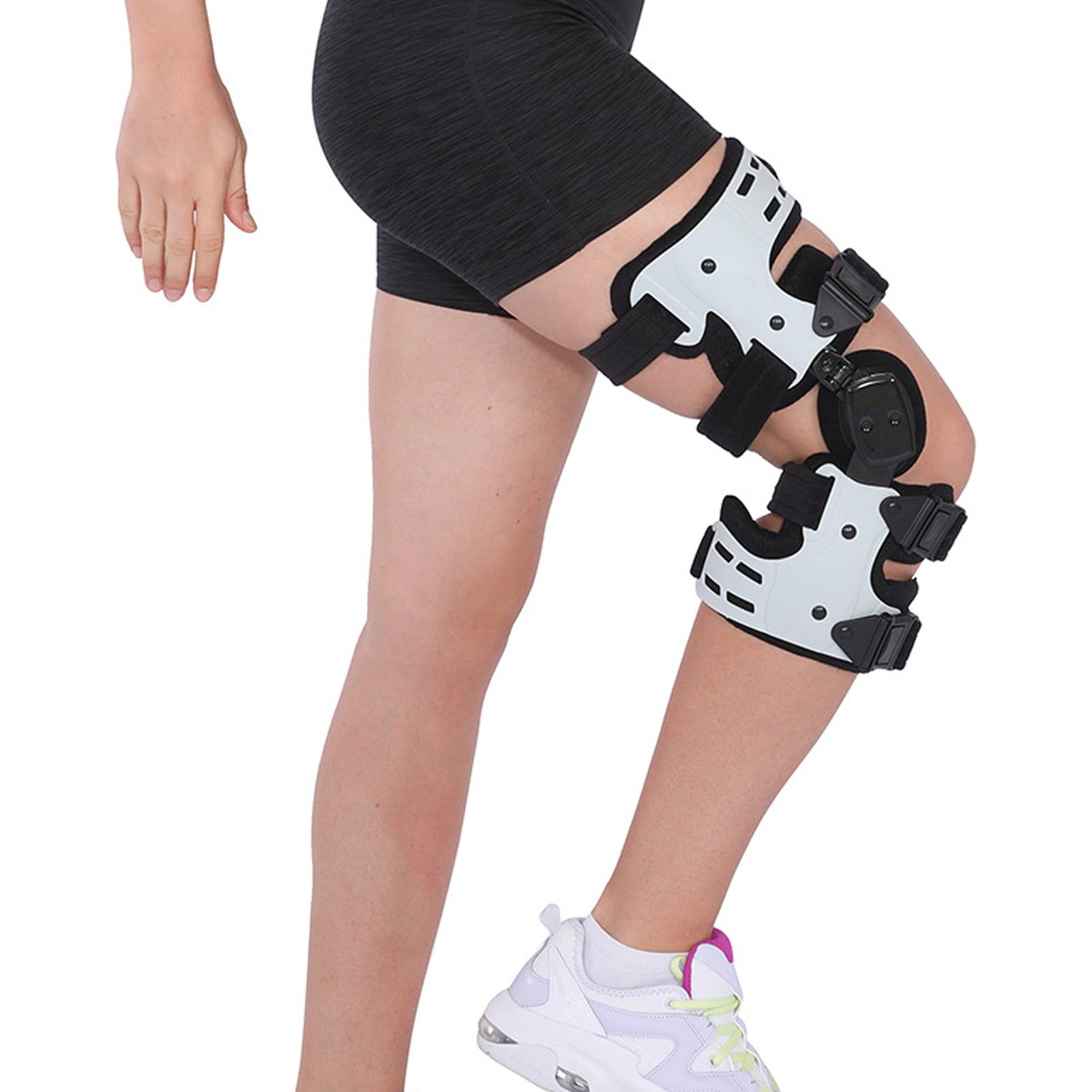 sunsanly 1 Set Knee Brace Breathable Osteoarthritis Arthritis Knee Pain Relief Meniscus Injury Recovery Knee Support Men Women Knee Unloader Knee Joint Retractor