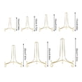 thumbnail image 6 of dianhelloya Sturdy Adjustable Iron Display Stand with Foldable Design, 10-30cm Height for Home Decor, Artwork, Photos, Retail Showcase - Modern Versatile Easel, 6 of 7