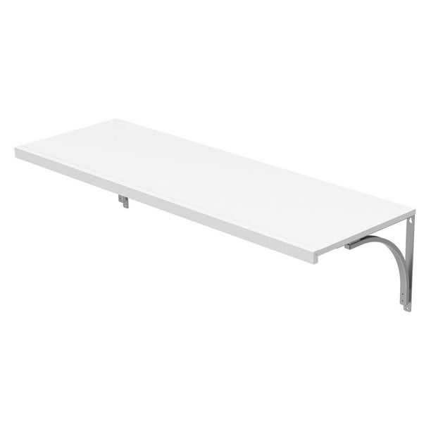 ClosetMaid 142900 48 X 16 Inch Solid Wood Shelf with Steel Finish, White