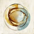 thumbnail image 2 of Peal, Emma 15x15 White Modern Wood Framed Museum Art Print Titled - Yellow and Blue Circle, 2 of 4