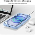 thumbnail image 5 of Compatible with iPhone 15 Plus Case, Upgrade Defender Liquid Silicone, [Full Covered Camera] [Soft Microfiber Lining] Shockproof Phone Case for iPhone 15 Plus 6.7 inch - light blue, 5 of 6