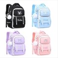 thumbnail image 4 of Nueva mochila de gran capacidad Sanrio Anime Kuromi Melody Cinnamoroll Pochacco, linda mochila escolar, bolso de hombro de estudiante de dibujos animados, regalo, 4 of 5