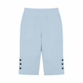 thumbnail image 5 of CUSTG Wide Leg Pants For Women Elegant High Waist Short Trousers With Comfort Fit And Breathable For Everyday Wear Relaxed Daily Home Wear Trousers, 5 of 5