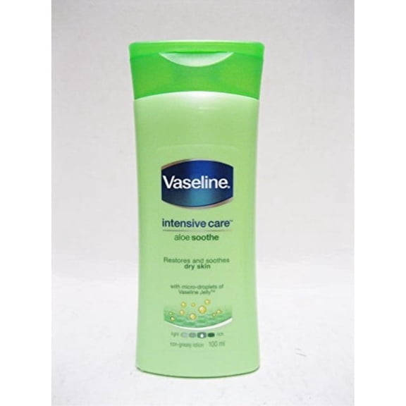 Vaseline Aloe Fresh Body Lotion 100ml Lightweight Hydration Skin Care Moisturizer