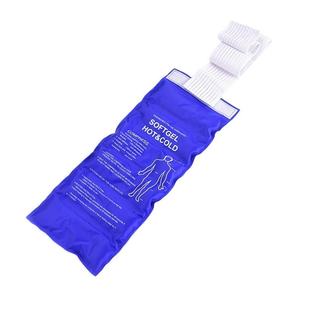 Milaget Sports Waterproof Gel Microwavable Freezable Hot Cold Pack For Injury Blue