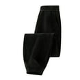 thumbnail image 2 of Piuwrlz Kids Sweatpants Girls Boys Fleece Pants Pant Black Size 7-8 Years, 2 of 6