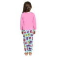 thumbnail image 2 of Komar Kids Girls' Pajama Cute Top and FunPants Sleepwear Set, 2 of 4