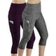 thumbnail image 1 of UKAP 2 Paquetes Mallas de mujer, pantalones de Yoga de cintura alta, pantalones de Color sólido, Jeggings elásticos de entrenamiento, pantalones Capris de cintura elástica, 1 of 5