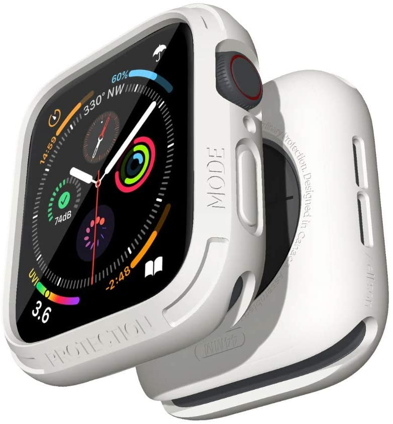 elkson Compatible with Apple Watch 44mm Case, Quattro Series ged Case for Apple Watch SE and iWatch Series 6