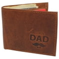 thumbnail image 4 of Super Dad RFID Blocking Real Leather Bifold Classic Wallet for Men, 4 of 10