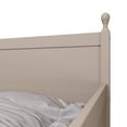 thumbnail image 6 of Castle Place Mid-Century Expandable Twin Size Wooden Daybed with Trundle, White, 6 of 10