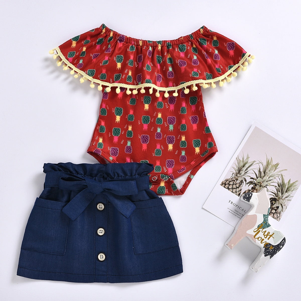jean skirt romper