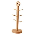 thumbnail image 4 of FRCOLOR Fashionable Multi-Purpose Hanging Rack for Cups Storage Khaki Plastic Sturdy and, 4 of 8
