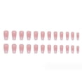 thumbnail image 4 of Prensa para ataúdes Hkanlre Bling de Fake Nails, cubierta completa, color rosa, 24 unidades, 4 of 7