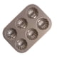 thumbnail image 2 of Injueey Molde antiadherente con forma de concha para hornear pasteles de 6 cavidades, utensilios para hornear de acero al carbono, bandeja para Herramientas y accesorios para hornear, 2 of 6