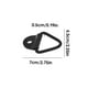 thumbnail image 3 of Remolque de amarre Anillo en forma de V Acero Anticorrosión Camiones de carga Gancho Protección contra el óxido Vehículo de carga para hebilla de cadena Inevent VI001738-00, 3 of 7