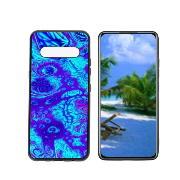 Compatible with LG V60 ThinQ 5G Phone Case, Psychedelic-Trippy-Visuals-Colors-7 Case Silicone Protective for Teen Girl Boy Case for LG V60 ThinQ 5G