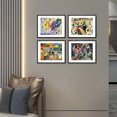 thumbnail image 2 of Wassily Kandinsky Wall Art 4 Panels,Kandinsky Print,Kandinsky Abstract Poster,Kandinsky Framed Art For Wall Decor, 2 of 6