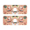 thumbnail image 7 of Yayeee Faucet Mat for Kitchen Sink 14.7" Diatomite Long Splash Guard Pad, Pink Christmas Santa, 2 Pack, 7 of 7