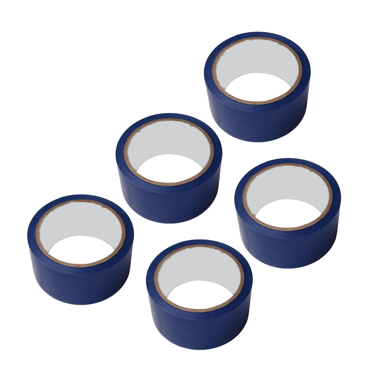 Yajisi 5 Pcs Floor Marking Tape 1.96 Inches / 5cm Width Adhesive Athletic Tape for Gymnasium Basketball Volleyball Tennis Court Marking Line Blue