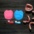 thumbnail image 1 of FONWILYO 29Set Pink -Shaped Denture Toothbrush Set for Home Use with Nylon Bristles, 1 of 8