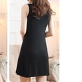 thumbnail image 6 of HomeGardon Nightgowns for Women,Women's Sleepwear,Fashion Women Solid Color Round Neck with Chest Cushion Short Nightgown,S-XXXL, 6 of 7