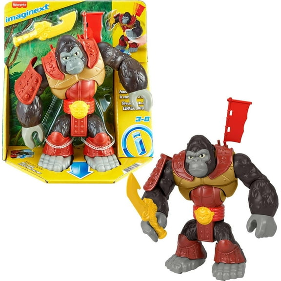Imaginext Silverback Gorilla Smash Figure