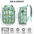 thumbnail image 3 of Travel Cooler Bag - White Poodle Dog and Sunflowers Camping Beer Cooler Backpack with Bottle Opener- Waterproof Insulated Picnic Backpacks - Cooler Bag for Beach, 3 of 6