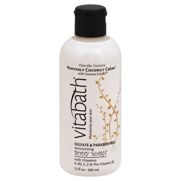Vitabath Heavenly Coconut Creme Body Wash 12 oz