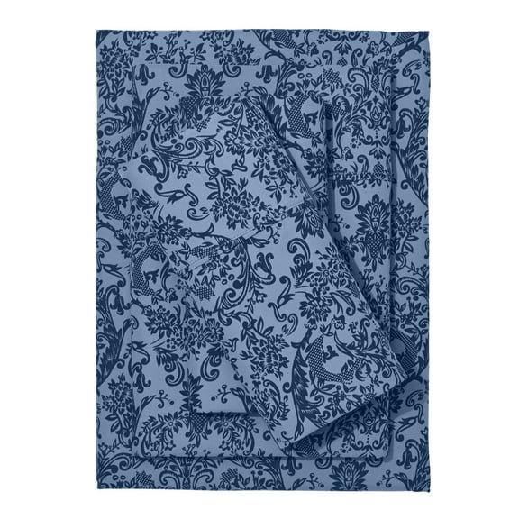 BrylaneHome Printed Damask 6 Piece Sheet Set