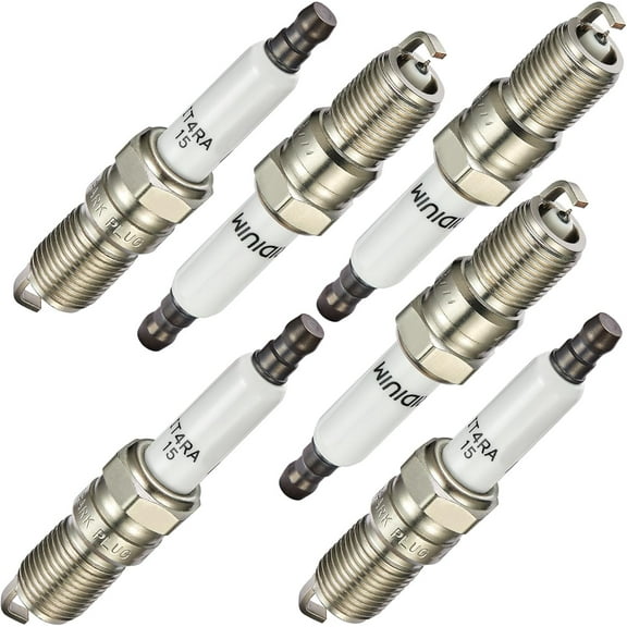 BDFHYK Set of 6 Iridium Spark Plug Compatible with Buick LaCrosse,Compatible with Chevy Camaro, Savana 1500, Alero, G6, Relay 3.1L 3.4L 3.5L 3.8L 3.9L 4.3L V6 Engine Replacement for 41-101