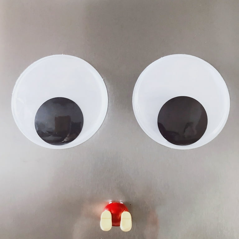 Cinvo 7 Inch Giant Googly Eyes Self Adhesive 18cm Big Wiggle Eyes Large  Sticky Eyes for Party Decorations Refrigerator Door Christmas Trees Lawns  Car
