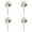 Pink, variant on VMWMSSR 4 Pack Realistic 3-Leaf 96 Petals Artificial Hydrangea Stem Multi-Color Long Stem Fake Flower Vase Arrangement Accessory Gift For Diy Floral Lovers Wedding Planners(Light Yellow-23.62")
