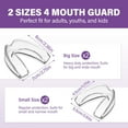 thumbnail image 4 of Upgraded Mouth Guard for Clenching Teeth At Night, Teeth Grinding Mouth Guard for Sleep, Includes Hygiene Case(4piece Set/2sizes), 4 of 8