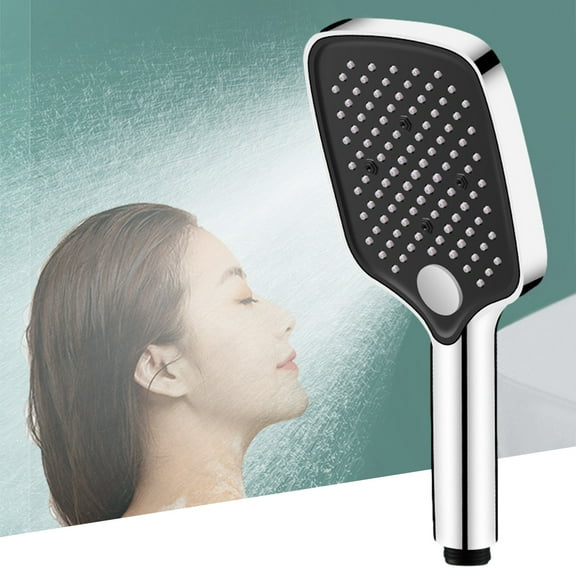 Shower Head with Handheld, High-Pressure Handheld Shower Head - Hard Water High Pressure4 Spray Modes Handheld Shower Head for The Elderly and Children