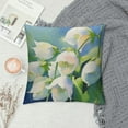 thumbnail image 2 of Chilfamy  Colorful Pillow Covers, Lily of The Valley Flower Bouquet Sketch Double Sided Square Pillow Cases Pillowcase Sofa Cushion, 2 of 5