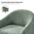 thumbnail image 5 of Upholstered Armchair 2 Pieces Boucle Fabric Solid Wooden Legs Living Room Bedroom Sage, 5 of 7