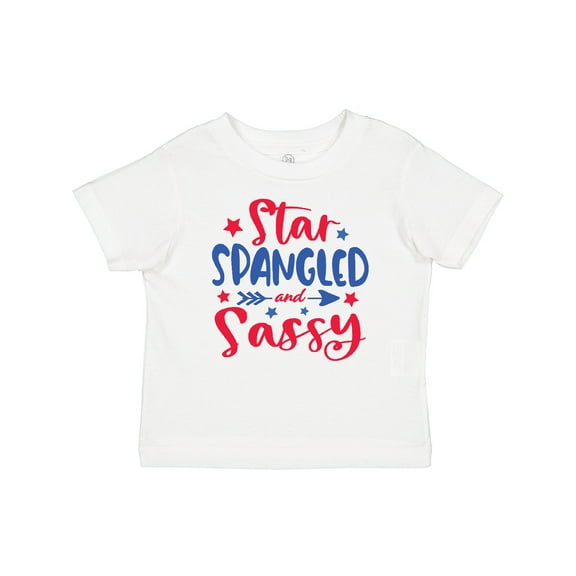 Inktastic 4th of July Star Spangled and Sassy with Arrow and Stars Boys or Girls Baby T-Shirt