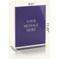 thumbnail image 5 of Officemate Upright Vertical Sign Holder, 8.5 x 11 Inches, Clear, 1 Holder (23005), 5 of 8