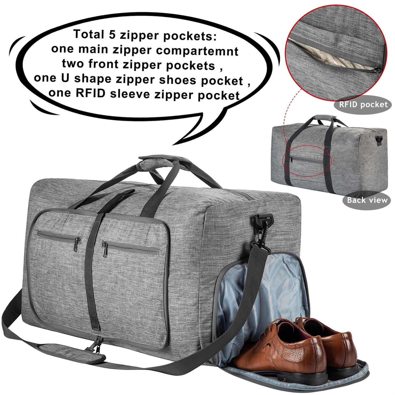 Travel bag shop with pockets