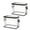2PCS L, variant on Large Heavy-Duty Thick Plastic Clear Storage Bag for Clothes, Moving & Storages, Stackable Clear Moving Bags Storage Bins, Plastic Tote with Handle Zipper for College Dorm Home Organization