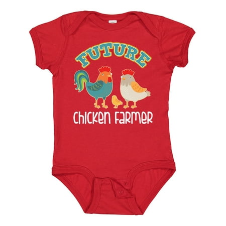 

Inktastic Future Chicken Farmer in Training Gift Baby Boy or Baby Girl Bodysuit