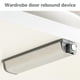 thumbnail image 1 of Tope de puerta Invisible Hugtrwg acero inoxidable Para estrenar, 1 of 7