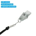 thumbnail image 4 of Uxcell Sports Whistle, Plastic Whistle with Lanyard and Mouth Grip Super Loud, White, 4 of 6