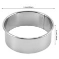 thumbnail image 5 of Stainless Steel Round Cookie Cutters - 3 Sizes - for Baking Cakes & Donuts - Durable Pastry Tool, 5 of 6