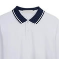 thumbnail image 4 of GXWEA Shirts For Boys Kids Polo Shirts Boys Polo School Uniform Shirt With Long Sleeves For Boys And Girls 5-6 Years, 4 of 5
