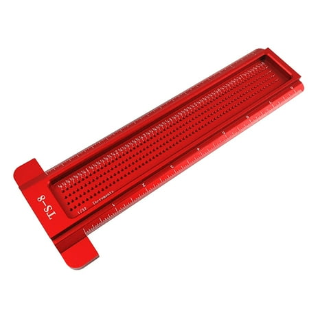 

TS 3 Portable Measuring Crossed-out Tool T Type Ruler Gauge Woodworking Scribe