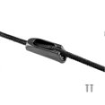 thumbnail image 4 of 2Pcs Boat Black Nylon Self-Lock Rope Clam Cleat Cord Lock For Marine Accessories For The Cord No More Than 4mm Screw Bolt 3mm, 4 of 4